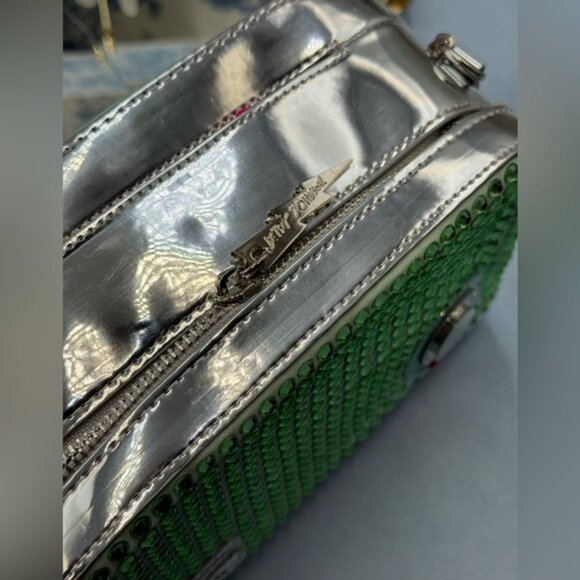 🆕 BETSEY JOHNSON 🧿 NWOT Get Toasted Green Crossbody Bag * NO POPTART WALLET* - Picture 10 of 14